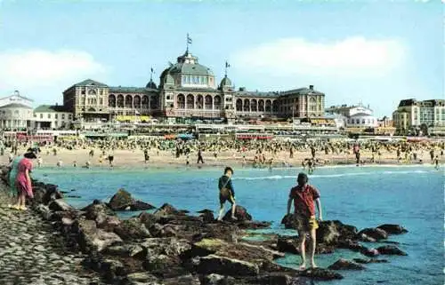 AK / Ansichtskarte  SCHEVENINGEN_Den_Haag_Zuid-Holland_NL Strandleven met Kurhaus