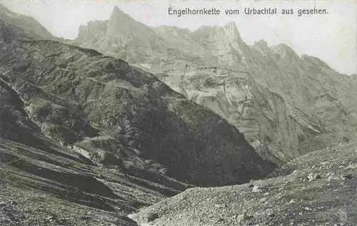 AK / Ansichtskarte  Engelhornkette_Rosenlaui_BE Blick vom Urbachtal