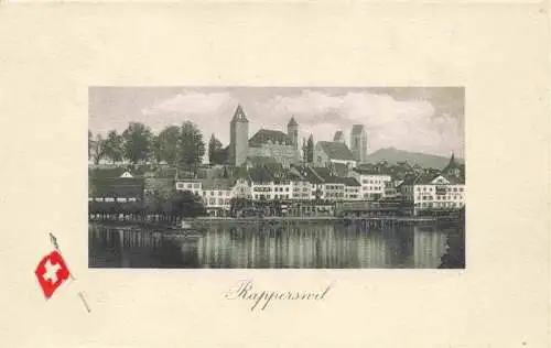 AK / Ansichtskarte  Rapperswil_BE Panorama mit Schloss