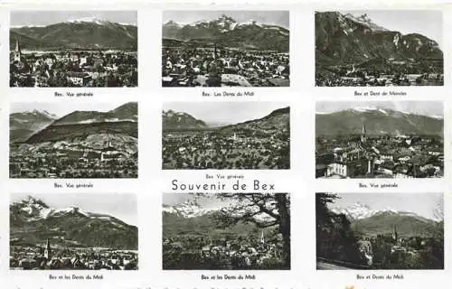AK / Ansichtskarte  Bex-les-Bains_VD Souvenir de Bex Vue partielle