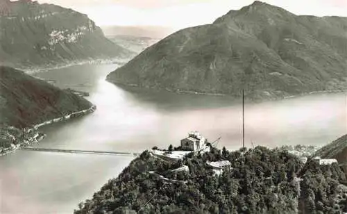 AK / Ansichtskarte  LUGANO_Lago_di_Lugano_TI Monte San Salvatore