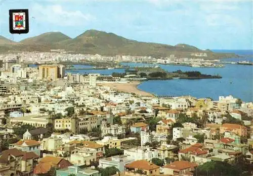 AK / Ansichtskarte 73983604 Las_Palmas_Gran_Canaria_ES Vista parcial del puerto vista aérea