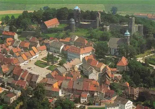 AK / Ansichtskarte  Stolpen_Sachsen Ansicht mit Burg