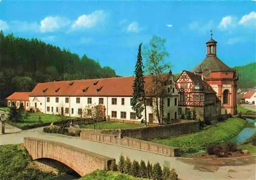 AK / Ansichtskarte  Holzkirchen_Unterfranken Hotel Benedictushof ehemaliges Benediktiner-Kloster