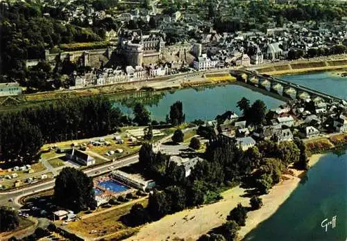 AK / Ansichtskarte  Amboise_37_Indre-et-Loire Vue aérienne Ile d'Or Château dominant la ville