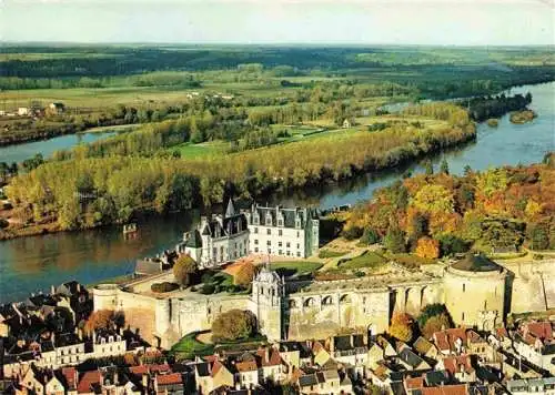 AK / Ansichtskarte  Amboise_37_Indre-et-Loire Château de la Loire vue aérienne