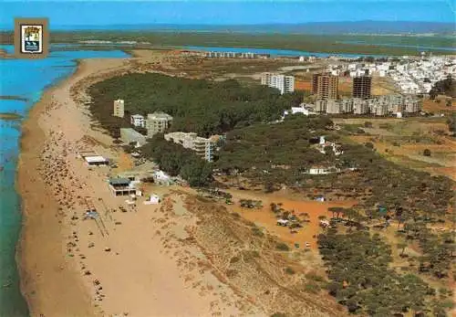 AK / Ansichtskarte  Isla_Cristina Vista aérea de la ciudad y playas desde el sur