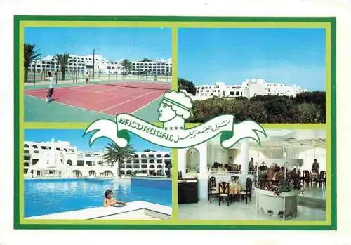 AK / Ansichtskarte 73983681 Port_El-Kantaoui_Tunesie Hôtel Hasdrubal Tennisplatz Swimming Pool Restaurant