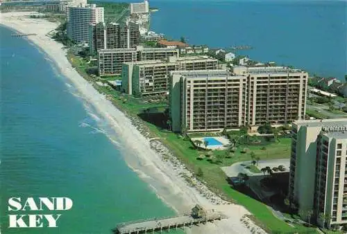 AK / Ansichtskarte  Tampa_Florida_USA Air view of Sand Key