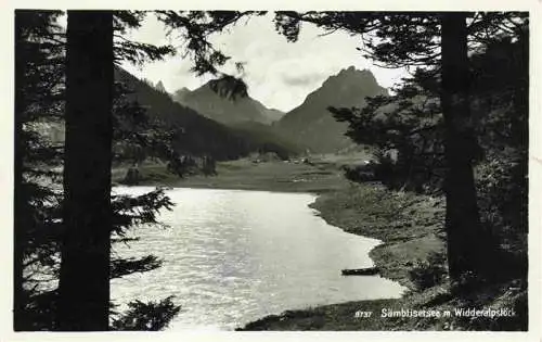 AK / Ansichtskarte  Saembtisersee_Saembtissee_IR mit Widderalpstock
