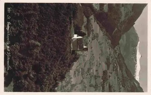 AK / Ansichtskarte  Spitzmeilen_2505m_GL Panorama mit St Georgenkapelle