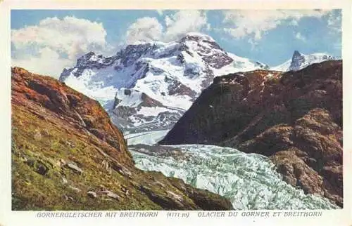 AK / Ansichtskarte  Gornergletscher_BE mit Breithorn