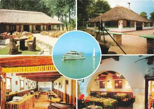 AK / Ansichtskarte  Balaton__Plattensee_HU Restaurant Terrasse Faehre