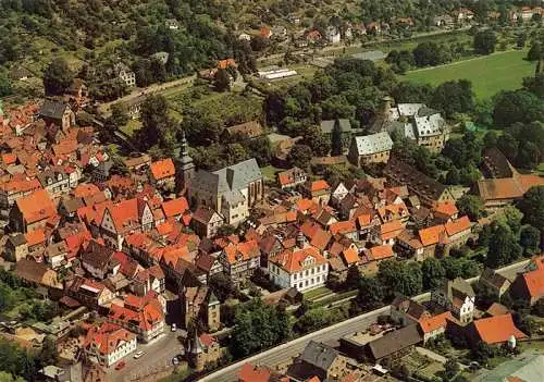 AK / Ansichtskarte  Buedingen_Hessen Teilansicht mit Kirche Luftkurort