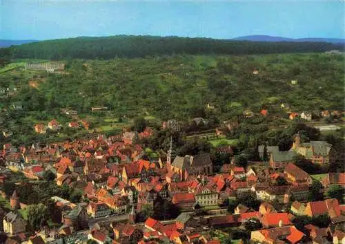 AK / Ansichtskarte  Buedingen_Hessen Teilansicht mit Kirche Luftkurort