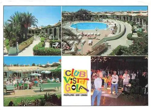 AK / Ansichtskarte  Maspalomas_Gran_Canaria_ES Club Vista Golf Bungalows Tanzveranstaltung Swimming Pool