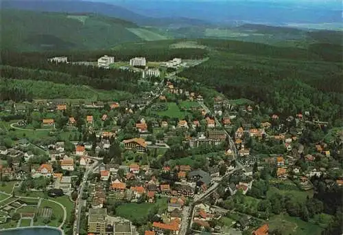 AK / Ansichtskarte 73983852 Hahnenklee-Bockswiese_Harz Fliegeraufnahme