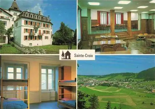 AK / Ansichtskarte  Sainte-Croix_Bergerac Schweizerische Jugendherberge Gastraum Schlafraum Panorama