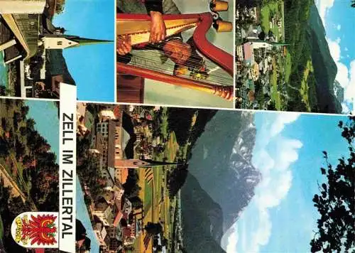 AK / Ansichtskarte 73983871 Zell_am_Ziller_Tirol_AT Zillertal Panorama Zitherspieler