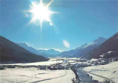 AK / Ansichtskarte  La_Punt-Chamues-ch Panorama mit Bever Samedan Cellerna St Moritz Piz la Margna