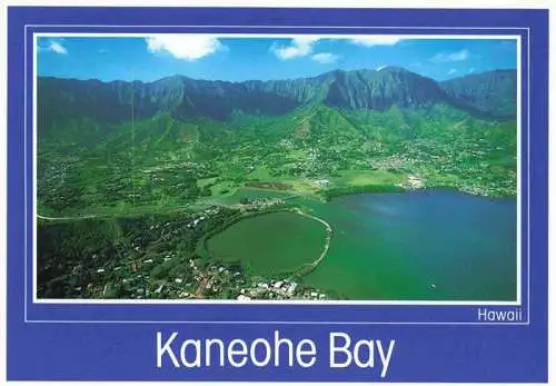 AK / Ansichtskarte  Oahu Kaneohe Bay Fliegeraufnahme