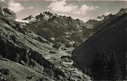 AK / Ansichtskarte  Gadmen_Sustenpass_BE mit Wendengletscher und Sustenstrasse