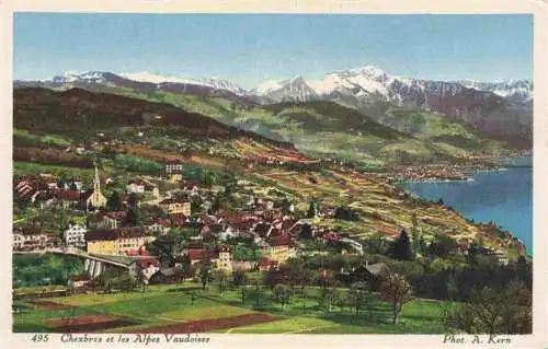 AK / Ansichtskarte  Chexbres_VD et les Alpes Vaudoises