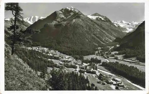 AK / Ansichtskarte  Pontresina_GR mit Piz Palue und Roseggletscher