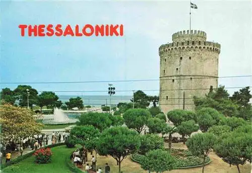 AK / Ansichtskarte  Thessaloniki_Salonique_Salonica_Salonicco_Greece Panorama mit Weissem Turm