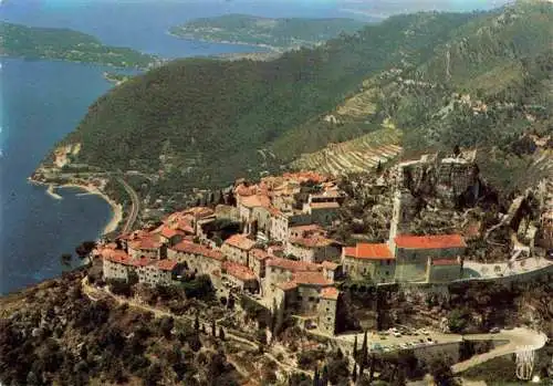 AK / Ansichtskarte  Eze-sur-Mer_06 Vue aérienne Le littoral avec le Cap Ferrat Villefranche  le Mont Boron et le Mont Alban