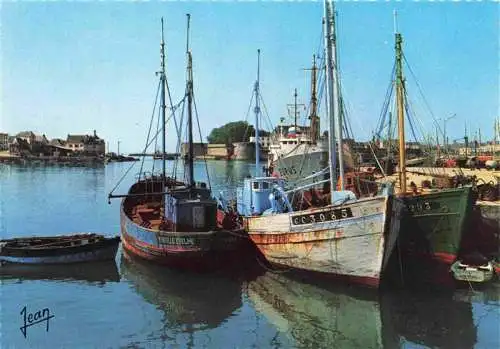 AK / Ansichtskarte  Concarneau_29_Finistere Grand port de pêche Chalutiers au repos