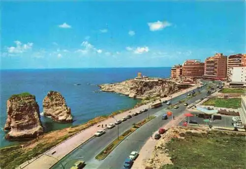 AK / Ansichtskarte  Beirut_Beyrouth_Libanon Quartier Roauche et la Grotte aux Pigeons