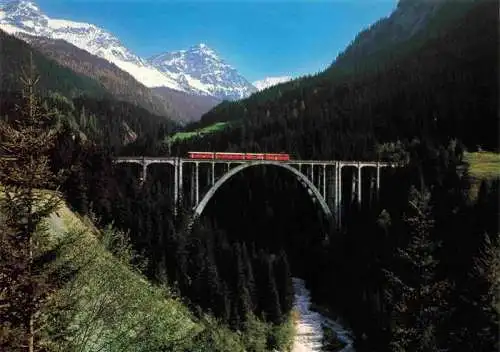 AK / Ansichtskarte  Eisenbahn_Railway_Chemin_de_Fer Langwieser Viadukt Rhaetische Bahn Chur Arosa RhB