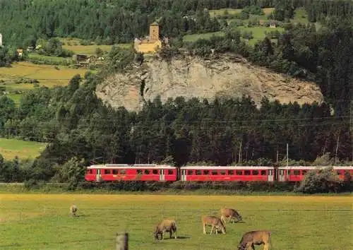 AK / Ansichtskarte  Eisenbahn_Railway_Chemin_de_Fer Rhaetische Bahn Domleschg RhB