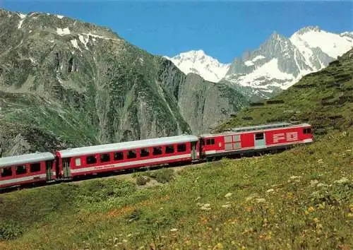 AK / Ansichtskarte  Eisenbahn_Railway_Chemin_de_Fer Furka Oberalp Bahn Sustenhorn 