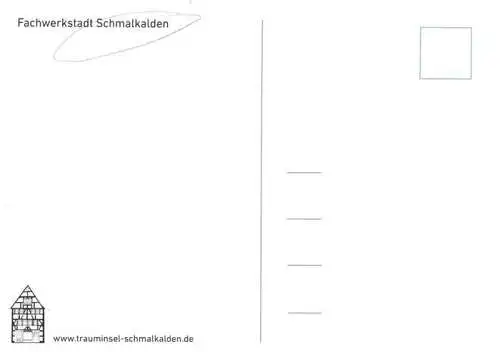 AK / Ansichtskarte  Schmalkalden Trauminsel am Markt Fachwerkhaus Kaffee