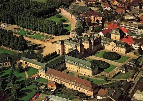 AK / Ansichtskarte  Schwetzingen_BW Schloss mit schoenstem Schlossgarten Deutschlands