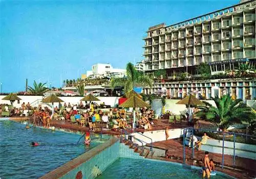 AK / Ansichtskarte  Puerto-de-la-Cruz_Tenerife_ES Piscina San Telmo y Hotel Valle-Mar