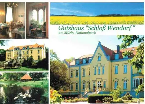 AK / Ansichtskarte  Wendorf_Sternberg Gutshaus Schloss Wendorf am Mueritz Nationalpark