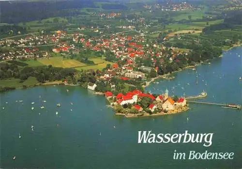 AK / Ansichtskarte  Wasserburg_Bodensee Fliegeraufnahme