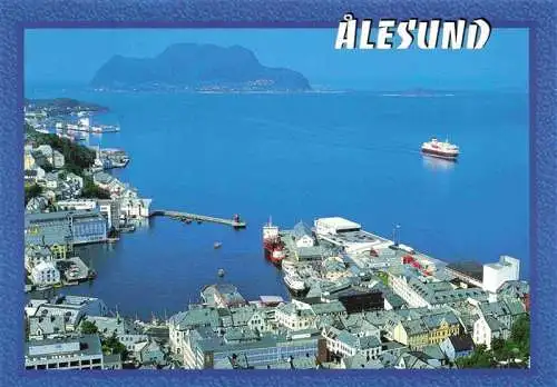 AK / Ansichtskarte  Alesund Kuestenpanorama Hafen