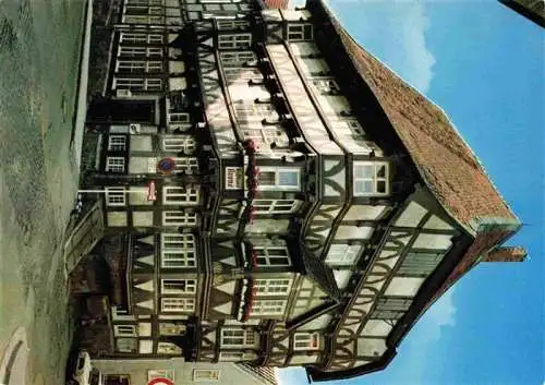 AK / Ansichtskarte 73984309 Homberg_Efze Gasthaus Krone Fachwerkhaus