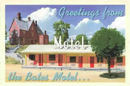 AK / Ansichtskarte  Plainfield_California Bates Motel Illustration