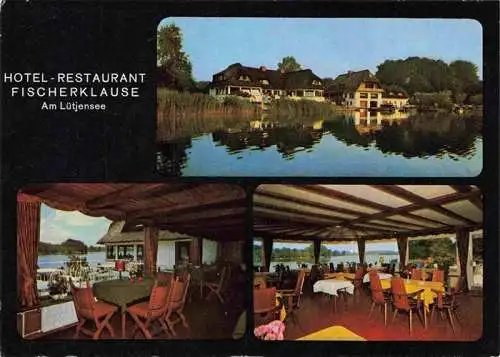 AK / Ansichtskarte 73984324 Trittau Hotel Restaurant Fischerklause am Luetjensee