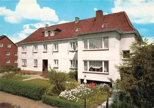 AK / Ansichtskarte 73984325 Bad_Bramstedt Pension Hauschildt Sol- und Moorbad