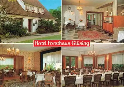 AK / Ansichtskarte 73984326 Gluesing_Lauenburg Hotel Forsthaus Restaurant