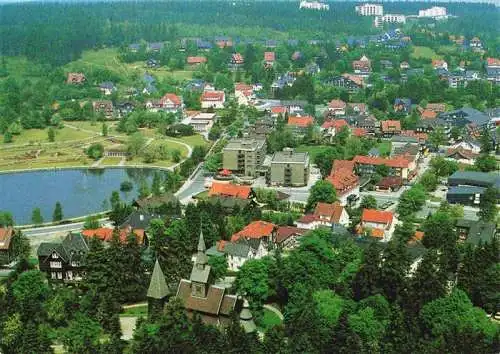 AK / Ansichtskarte  Hahnenklee-Bockswiese_Harz Teilansicht Kurort