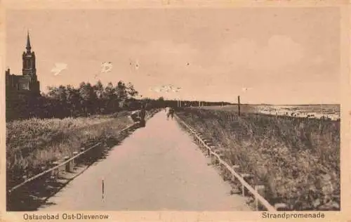 AK / Ansichtskarte  Ost-DIEVENOW_Pommern_Dziwnow_PL Strandpromenade