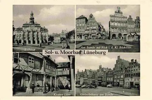 AK / Ansichtskarte 73984505 LueNEBURG Rathaus Am Sande Kloster Luene Giebelhaeuser
