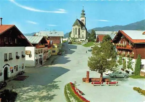 AK / Ansichtskarte 73984539 St_Veit_Pongau_Salzburg_AT Dorfplatz mit Kirche